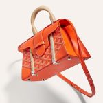 Goyard Saigon Structured Mini Bag Orange - Image 5